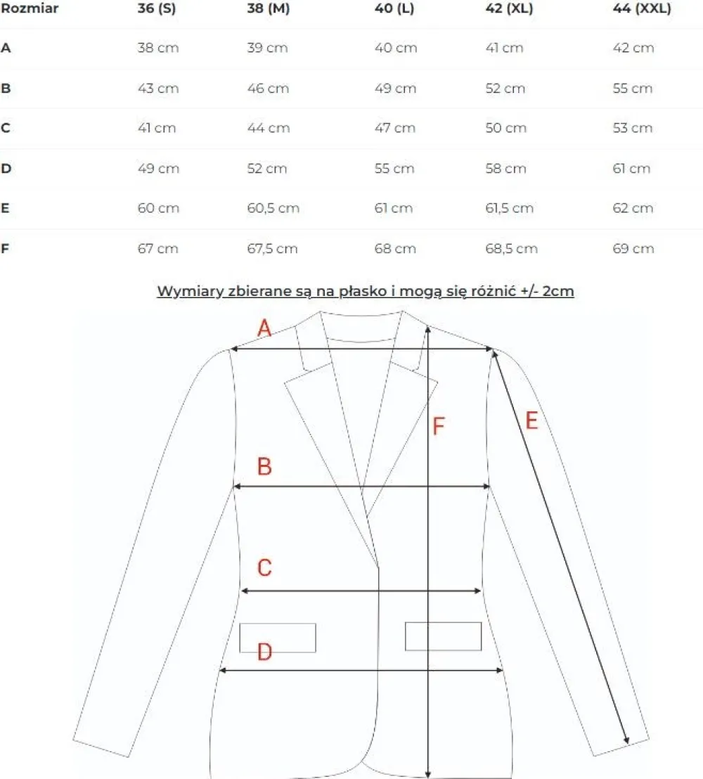 Best Żakiet zapinany na jeden guzik - chabrowy Do Pracy|Dobry Skład