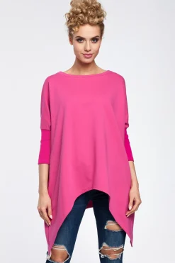 Clearance Ayetryczna buzka z rękawe 3/4 - fukja Odzież Casualowa|Bluzy