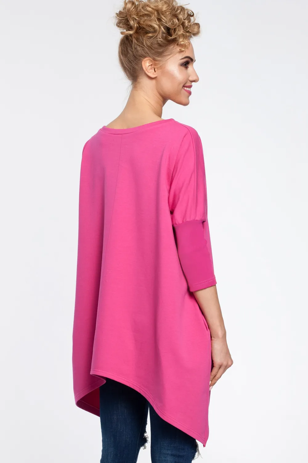 Clearance Ayetryczna buzka z rękawe 3/4 - fukja Odzież Casualowa|Bluzy
