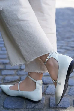 Discount Baleriny Luisa - białe Baleriny|Buty