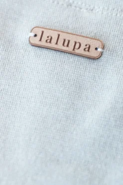 Online Bawełniana buza z dzianiny prążkowanej - popieata Odzież Casualowa|Bluzy