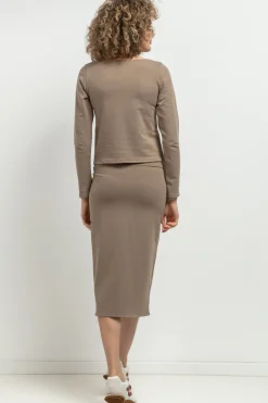Clearance Bawełniana pódnica idi - cappuccino Odzież Casualowa|Dobry Skład