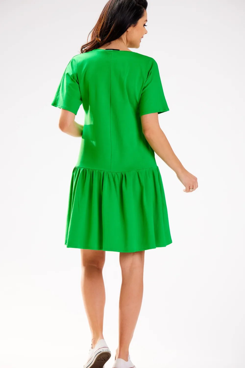 Hot Bawełniana ukienka z fabaną - trawiata Sukienki Dzianinowe|Sukienki