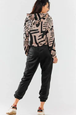 Online Buza daka z kapture - beżowa Odzież Casualowa|Bluzy