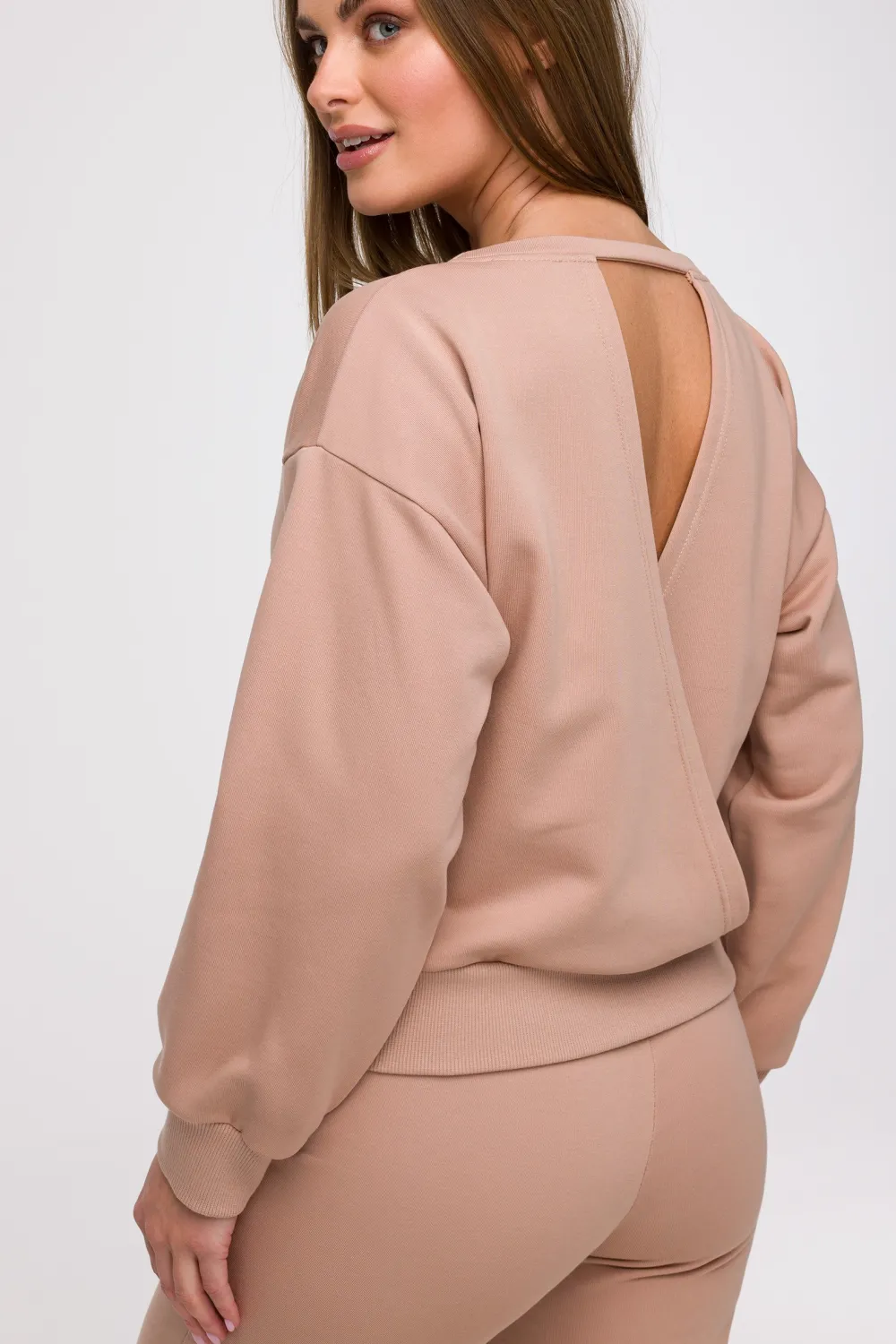 Clearance Buza daka z otwartyi pecai - occa Odzież Casualowa|Bluzy