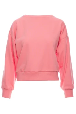 Online Buza daka z otwartyi pecai - koraowa Odzież Casualowa|Bluzy