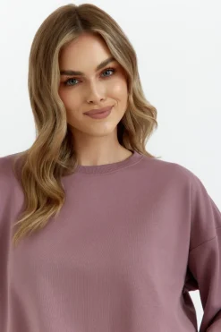 Best Buza dreowa ze ściągacze - wrzoowa Bluzy