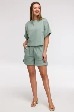 Hot Buza overize z krótkii rękawai - iętowa Odzież Casualowa|Dobry Skład