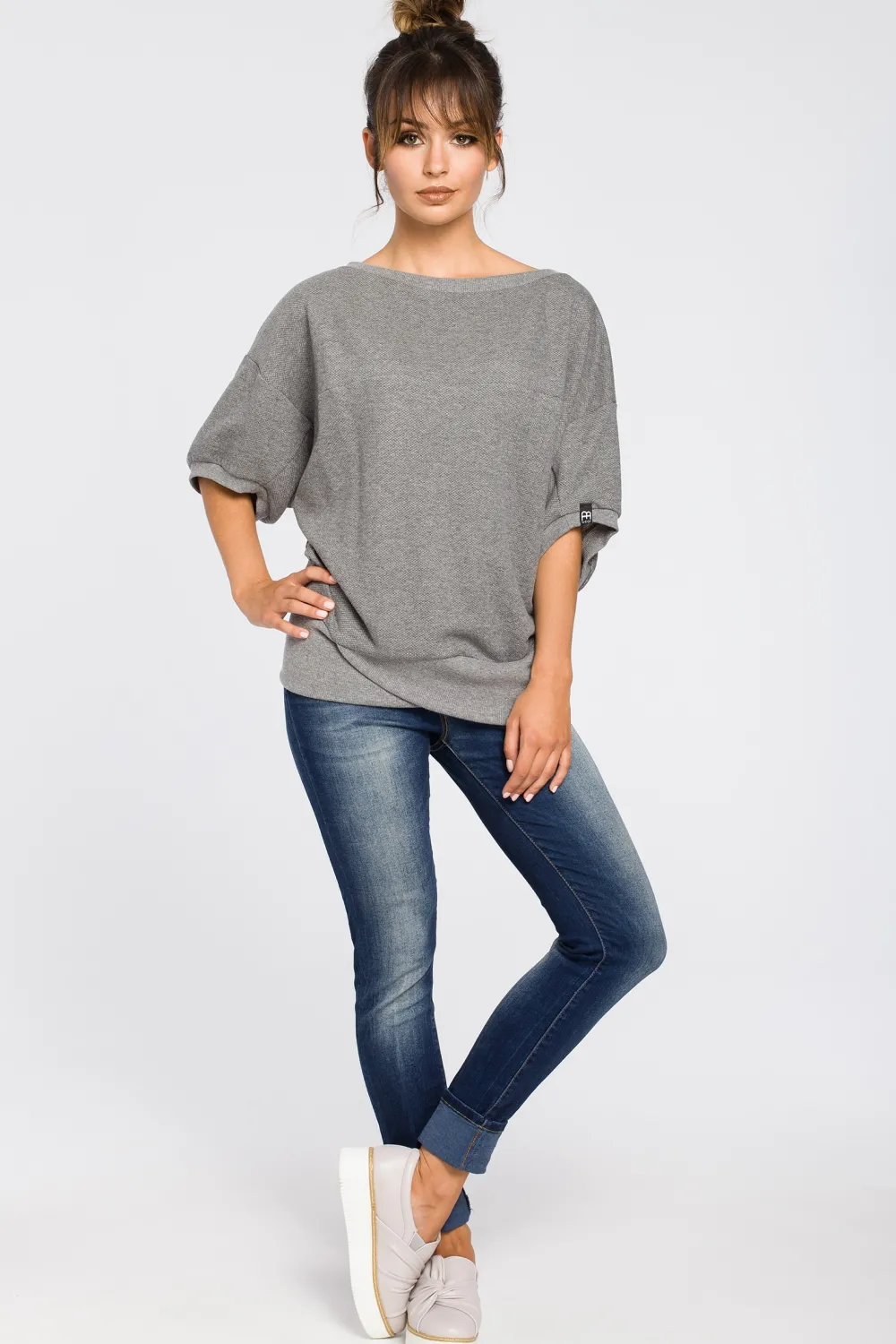 Discount Buza overize z rękawai kiono - zara Odzież Casualowa|Dobry Skład