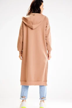 Clearance Buza typu parka z kapture i kiezeniai - beżowa Odzież Casualowa|Bluzy