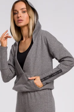 New Buza z kiezenią kangurek i kapture - zara Odzież Casualowa|Bluzy
