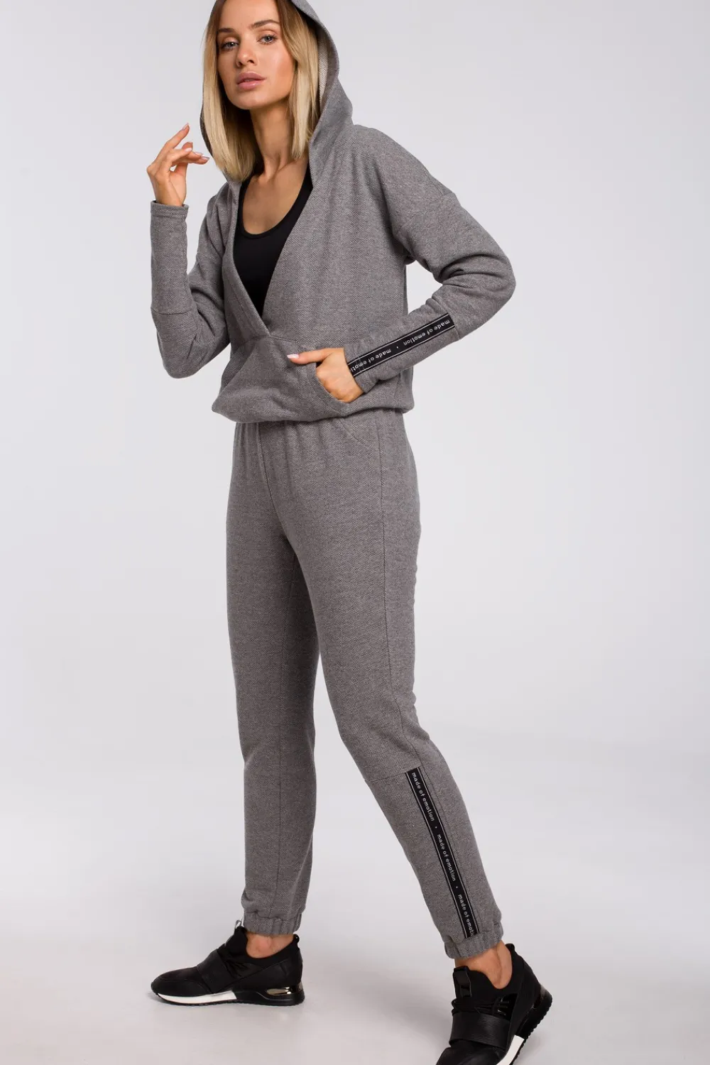 New Buza z kiezenią kangurek i kapture - zara Odzież Casualowa|Bluzy