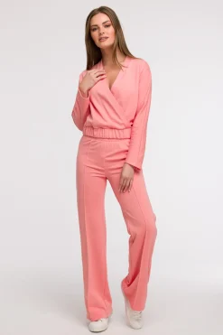 Discount Buza z kopertowy dekote - koraowa Odzież Casualowa|Bluzy