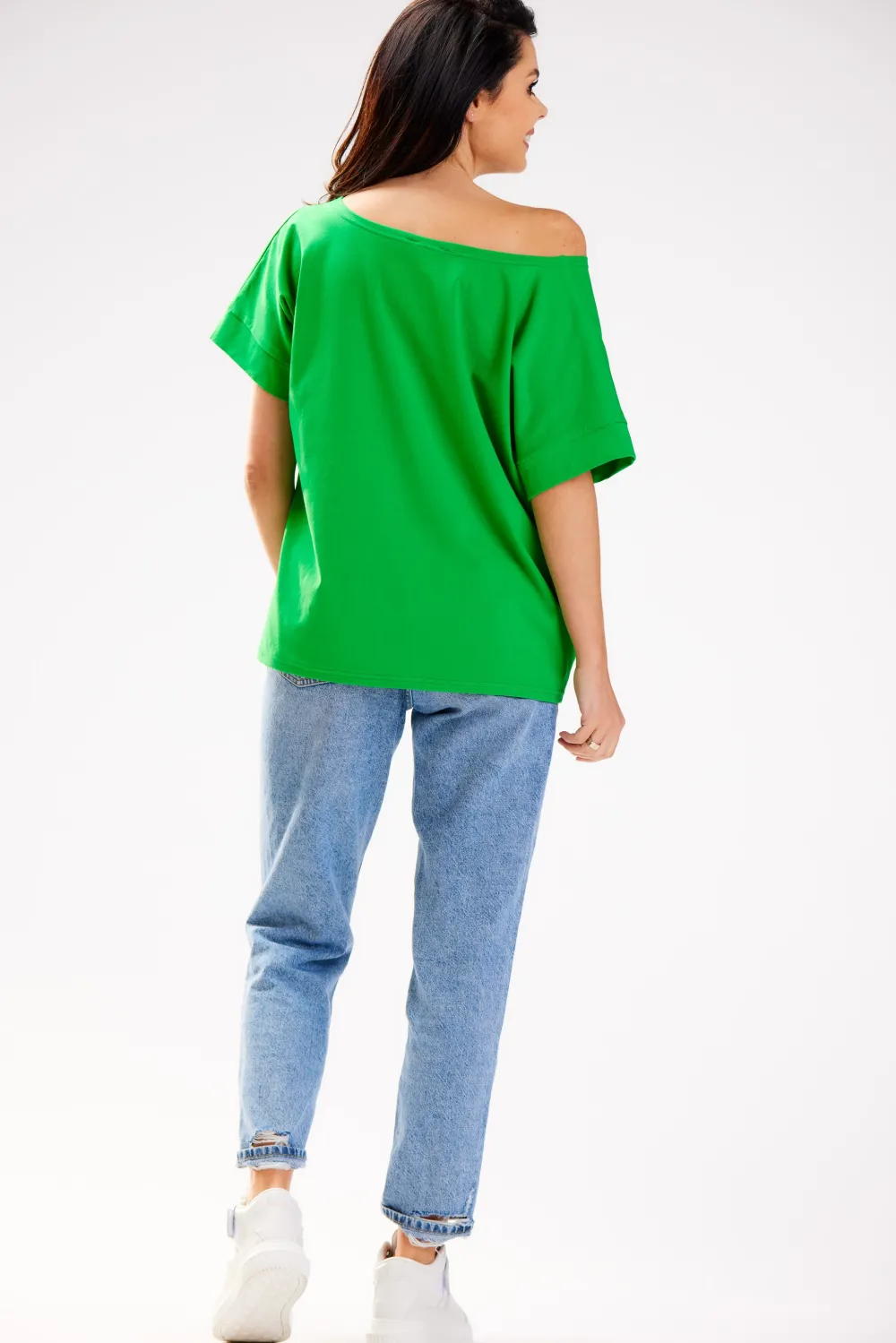 Best Bluzka damska oversize - trawiasta Odzież Casualowa|Dobry Skład