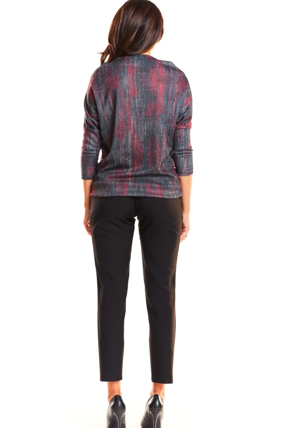 Sale Bluzka damska z rękawem 3/4 - czerwona Dobry Skład|Bluzy