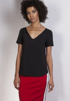 Clearance Buzka w erek - czarna Odzież Casualowa|Bluzki