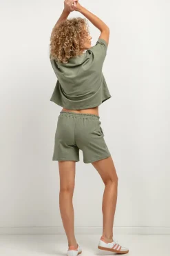 Clearance Buzka z krótki rękawe - zieona Odzież Casualowa|Dobry Skład