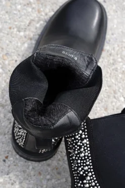 Best Buty do kostek Candice - czarne Botki