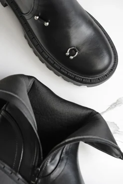 Hot Buty do kostek Tess - czarne Botki
