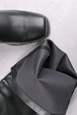 Best Buty powyżej kolana Jenny - czarne Kozaki|Botki