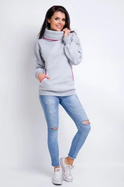Outlet Ciepła buza z gofe - zara Golfy|Odzież Casualowa