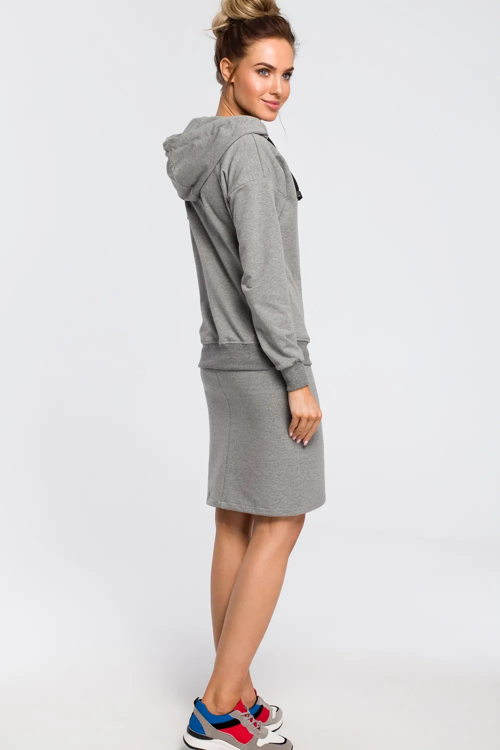 Outlet Ciepła zauwana buza z kapture - zara Odzież Casualowa|Bluzy