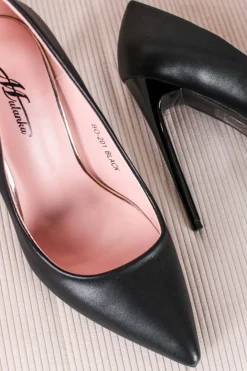 Hot Czółenka na cienkim obcasie Lizette - czarne Czółenka