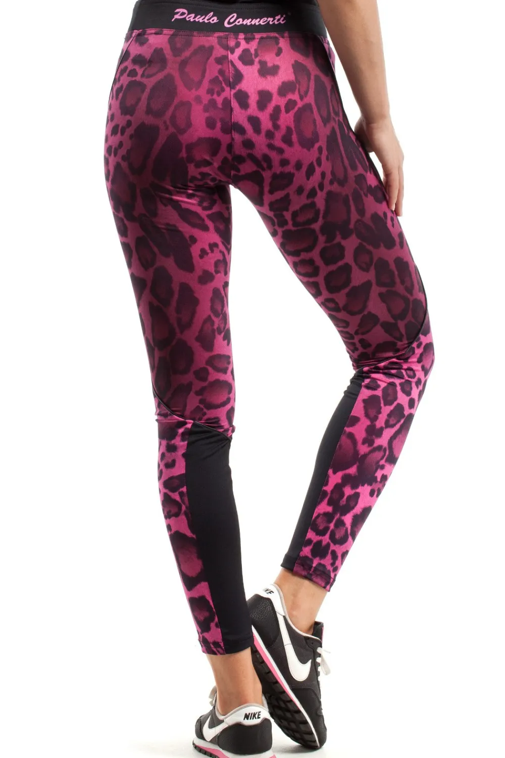 Outlet Dopasowane legginsy neonowe - model 10 Legginsy