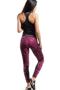Outlet Dopasowane legginsy neonowe - model 10 Legginsy