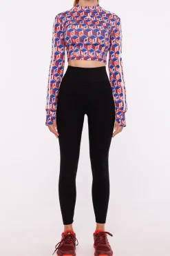 Best Dopaowane egginy prążkowane z wyoki tane - czarne Legginsy|Odzież Casualowa