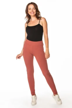 Discount Dreowe podnie dakie - rude Odzież Casualowa|Dobry Skład