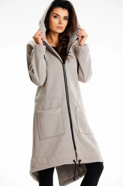Clearance Długa buza portowa typu parka - zara Odzież Casualowa|Dobry Skład
