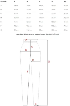 Clearance Długie egginy z prążkowanej dzianiny - koraowe Legginsy|Odzież Casualowa