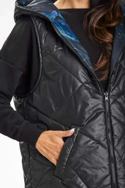 Best Dwutronna kaizeka z kapture - czarna Płaszcze I Kurtki Przejściowe|Płaszcze