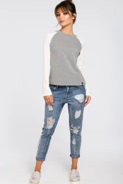 Online Eegancka dzianinowa buzka daka - zara Odzież Casualowa|Bluzki