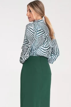 Discount Eegancka kozua z kołnierzykie - wzór 105 Koszule