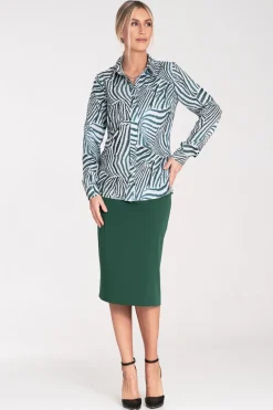 Discount Eegancka kozua z kołnierzykie - wzór 105 Koszule