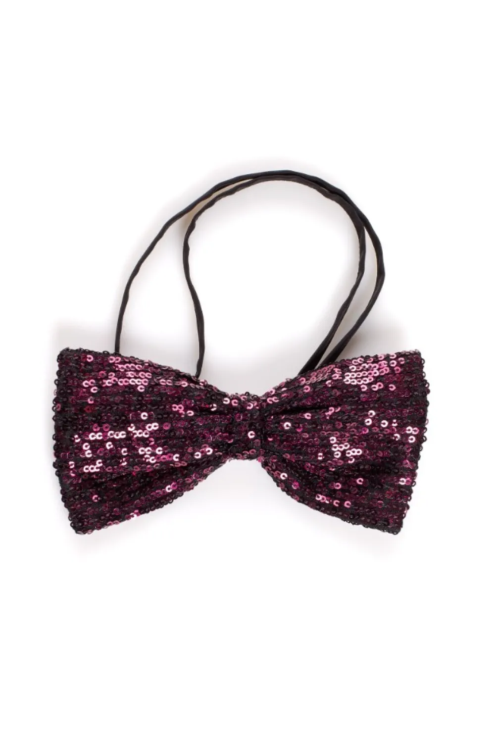 Online Elegancka mucha z cekinów - wino Akcesoria
