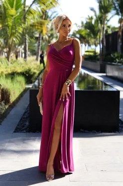 Clearance Eegancka ukienka axi na raiączkach - fukja Sukienki Wieczorowe|Sukienki