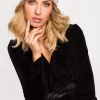 Outlet Elegancki turban w cekiny - szampański Akcesoria