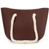 Outlet Gumowa torebka JELLY BAG - brązowa Torebki|Akcesoria