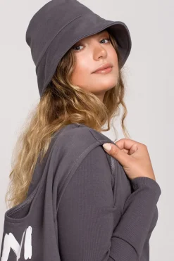 Discount Kapelusz typu bucket hat - antracytowy Akcesoria|Dobry Skład