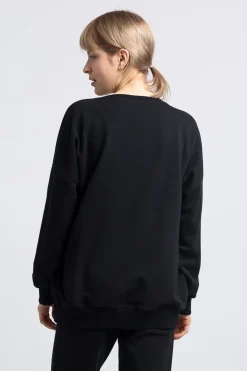 New Kayczna buza z ogo - czarna Odzież Casualowa|Bluzy