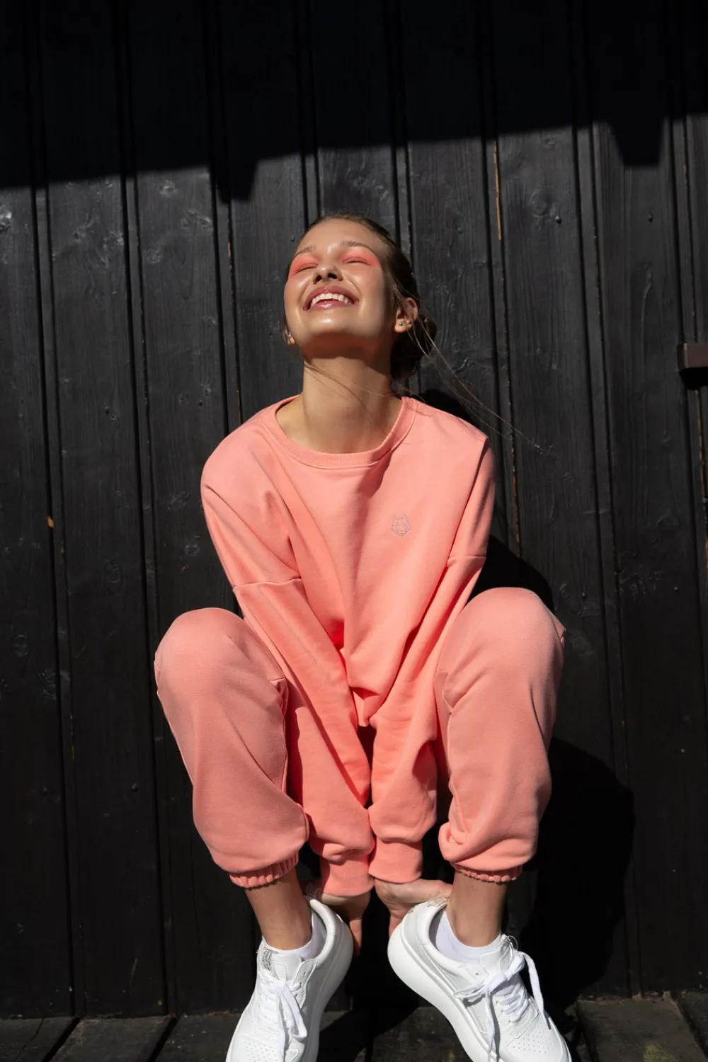Discount Kayczna buza z ogo - koraowa Odzież Casualowa|Bluzy