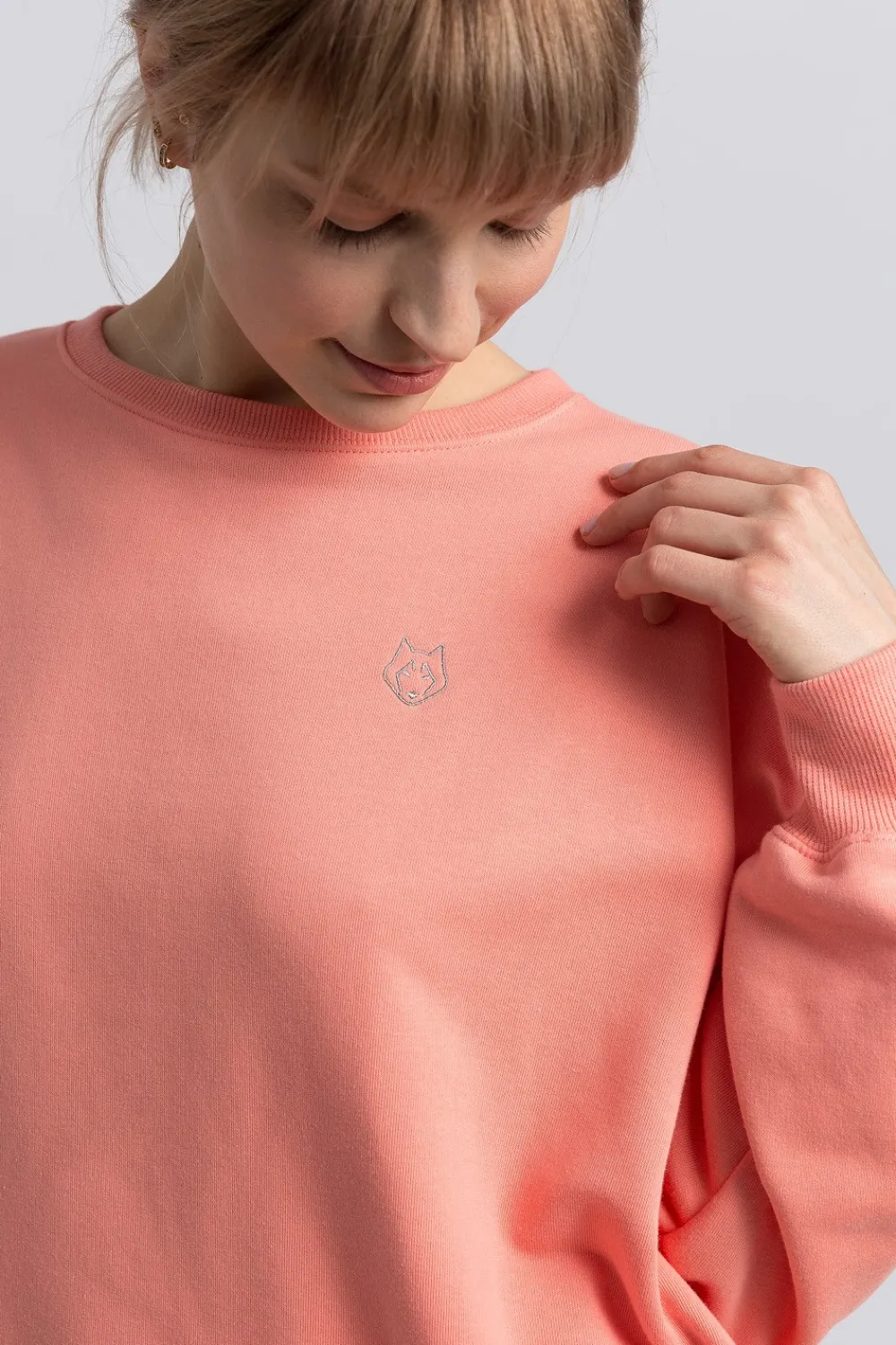 Discount Kayczna buza z ogo - koraowa Odzież Casualowa|Bluzy