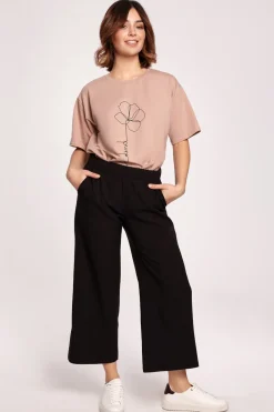 Best Kayczny t-hirt z nadrukie - okka Odzież Casualowa|Bluzki