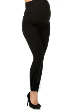 Discount Kobiece egginy ciążowe - czarne Odzież Ciążowa|Legginsy