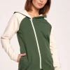 Discount Kolorowa bluza z zamkiem - model 1 Bluzy