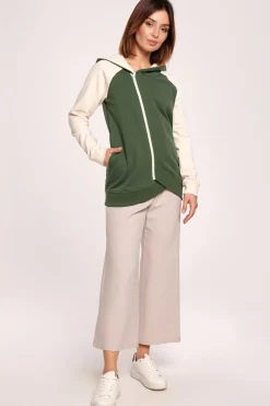 Discount Kolorowa bluza z zamkiem - model 1 Bluzy