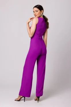 Outlet Kobinezon daki z odkrytyi raionai - awendowy Eleganckie Kombinezony|Kombinezony